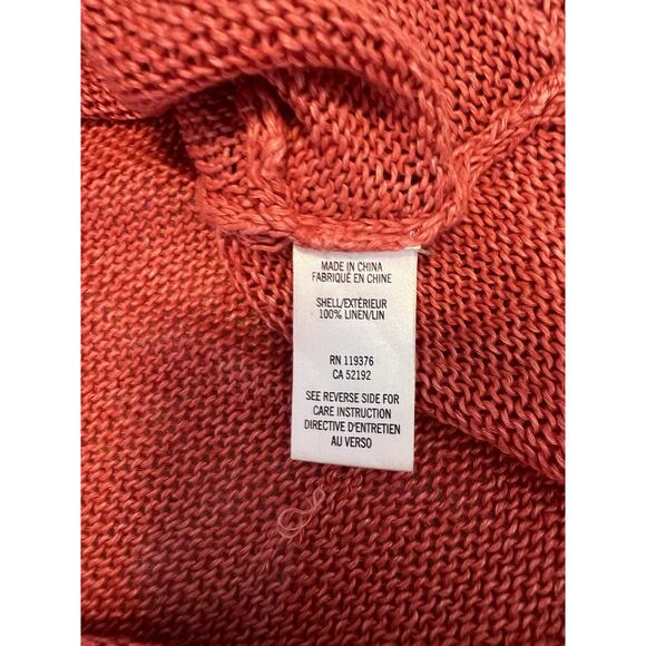 Helmut Lang Linen Knit Summer Long Sleeve Top Size S - Picture 7 of 10